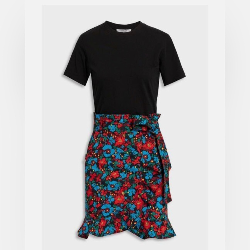 Derek Lam Multicolored Midi Shirt Dress